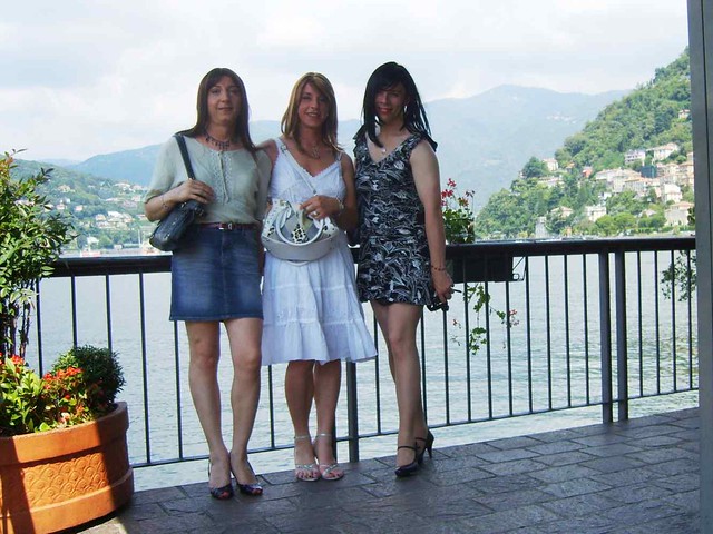 With Luisa and Rachel in Como