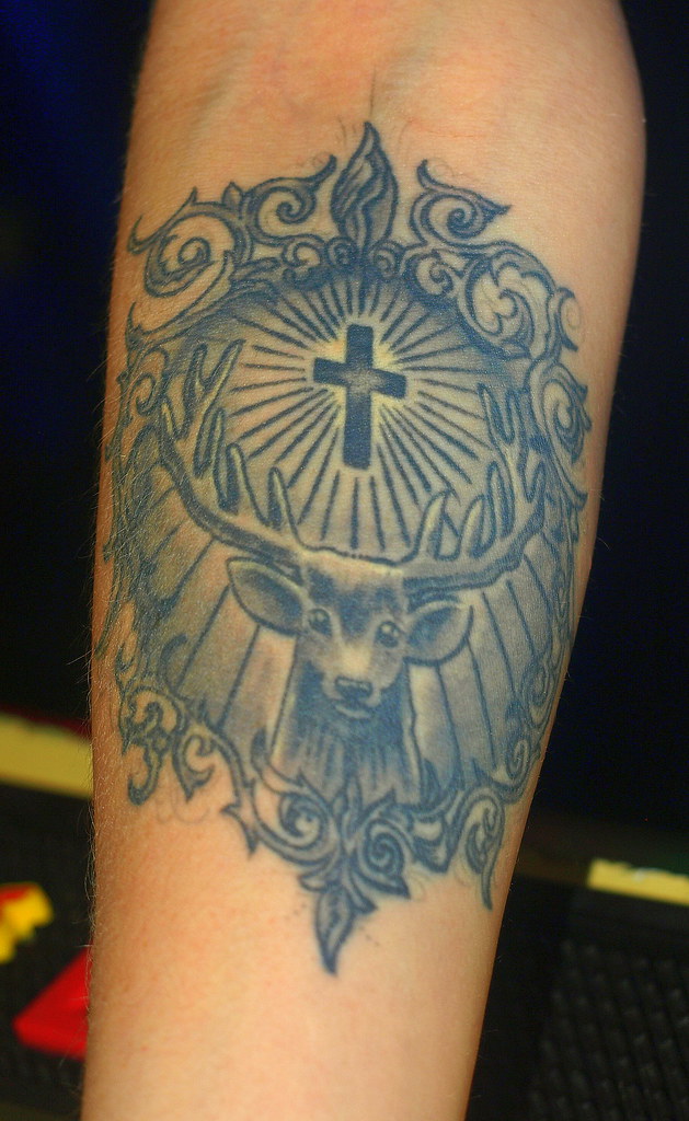 Cross Deer Tattoo | Rubys Host | Flickr