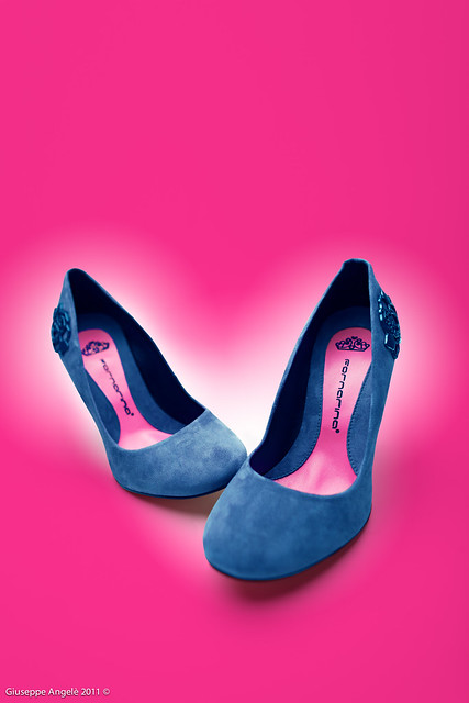 The Blue Pink Electric Shoes