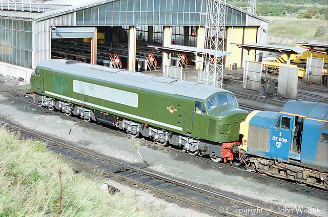 D100 (ex 45060) with 37009 at Tinsley TMD | D100 (ex 45060) … | Flickr