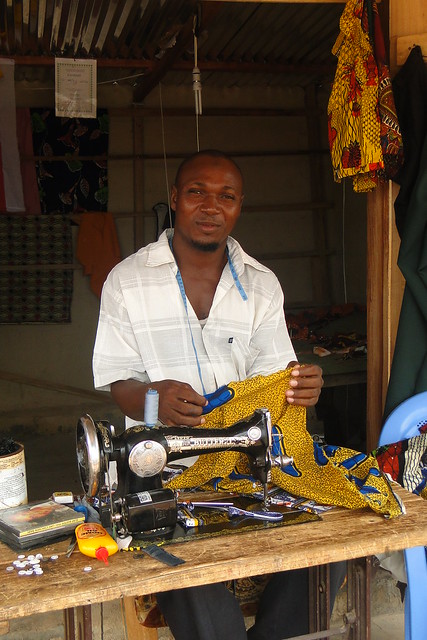 Seamster at Work - Zebilla -  Ghana