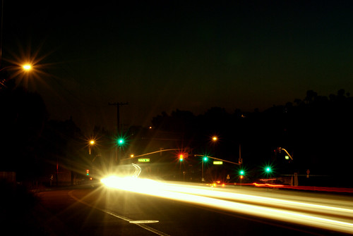 Light up the Night by CollinPotter, I went up to foothill because i thought i would be able to the sunset. But i wasnt realy on the righ