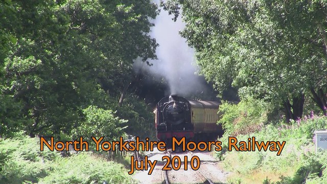 North Yorkshire Moors Railway 53809 storms towards Goathland