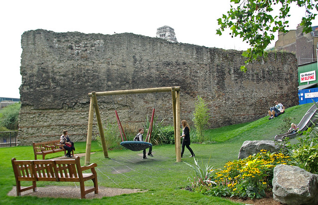 Tram de la muralla romana de Londres (2)