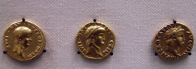 Aurei of Nero, Roman Britain, British Museum