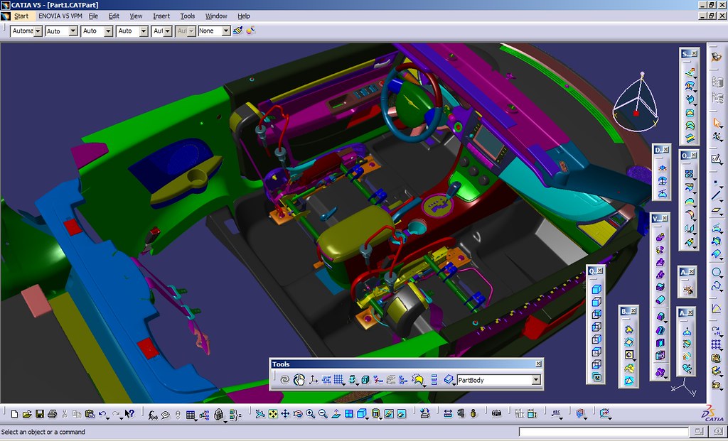 Car details reverse engineering. CATIA model | Alexander Sytchenko | Flickr