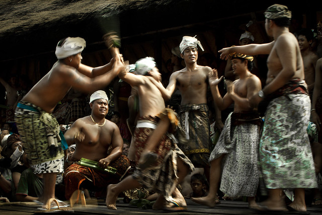 Tenganan Pegeringsingan village, Bali - Mekare-Kare (Ritual Fight) Part 1 of 4