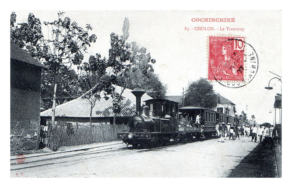 La locomotive n° 3 à Cholon. 1905