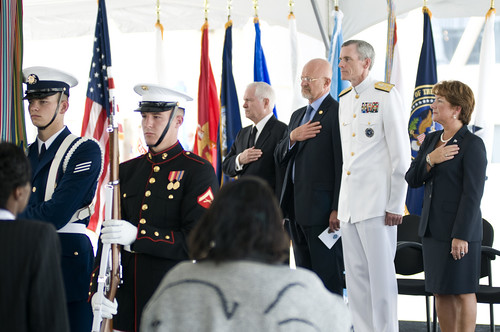 Posting of the colors during the NGA Change of Director ce… | Flickr