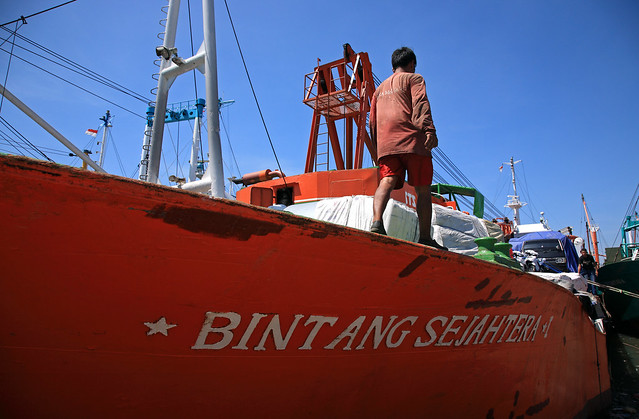 At Port of Tanjung Perak (Surabaya),East Java,Indonesia