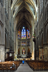 La nef de la cathédrale Saint-Étienne (Metz)
