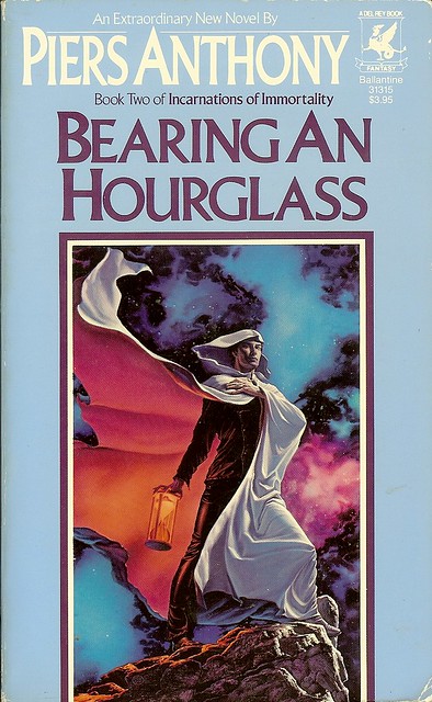 Piers Anthony - Bearing an Hourglass - cover artist  Michael Whelan