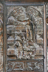Sun, 02/06/2011 - 13:50 - Flemish wood panels from 16 and 17 century. St Lawrence Shotteswell, Warwickshire, 17/01/2010.