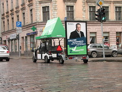 Zaļā reklāma Rīgas ielās 1
