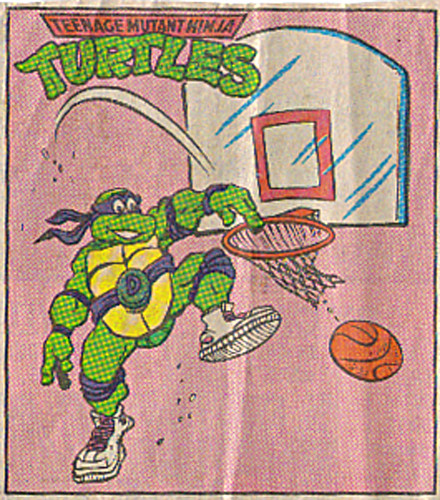 Teenage Mutant Ninja Turtles { newspaper strip } .. Basketball Don ..art by Lawson - isolated :: 02091992 by tOkKa