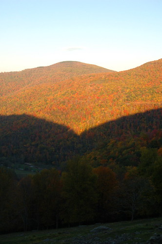 autumn sunset mountain color westvirginia