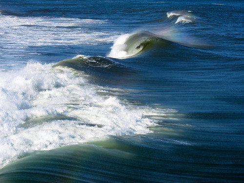 ocean sea pier fishing waves avon obx capehatteras s90 hatterasisland avonpier waverainbows vacationfall2010