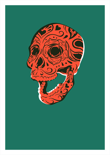 Muertos! | To celebrate the Day Of The Dead, this print will… | Flickr