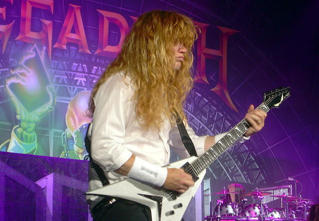 20101006 - Anthrax-Megadeth-Slayer concert - 2 - Megadeth - 1 - Mustaine, Drover - (by Debbie) - 5072918693_7fc4925b05_b