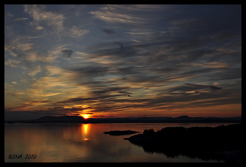 morning sea sky color water colors norway clouds sunrise landscape norge nikon fjord bergen nikkor hordaland rong d90 rongesundet rongesund