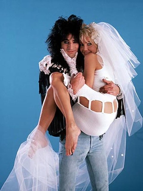 Tommy Lee y Heather Locklear 1986.