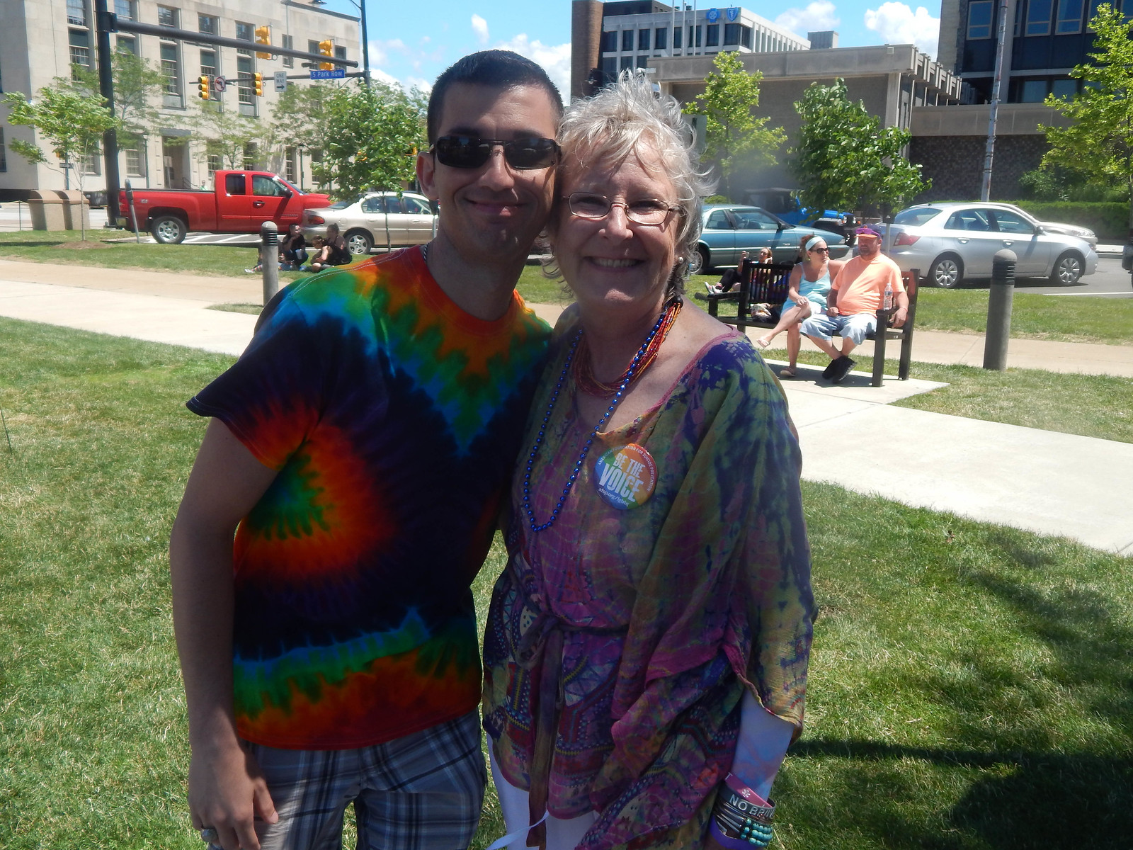 Frank and Elaine at Pride Fest
