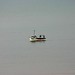 Lonely Boat on the Sea