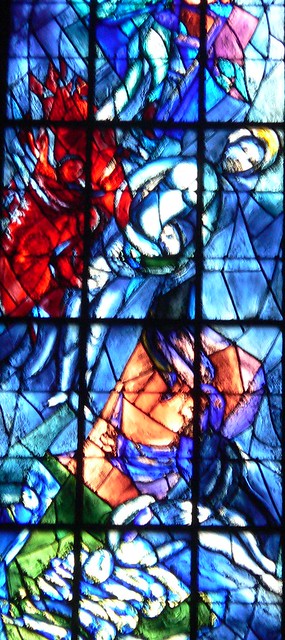 P1060090X Reims cathedral east window - Marc Chagall