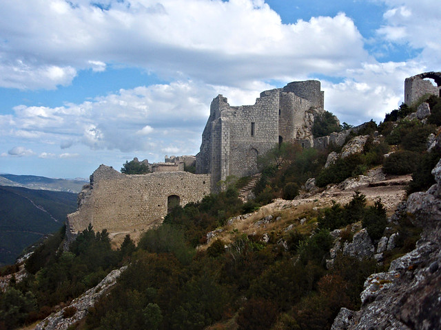 Peyrepertuse, otra vista del castillo