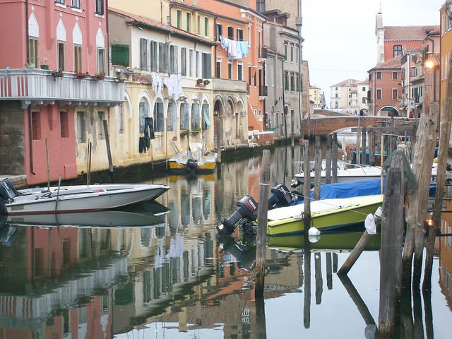 Chioggia (Venezia), il Canal Vena a sud del Ponte San Giacomo