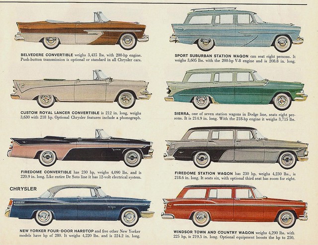 1956 Chrysler Corp cars I