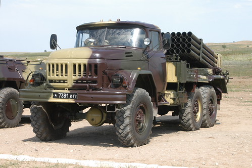 9P138 122mm Multi Barrelled Rocket Launcher Kazakhstan Aug… | Flickr