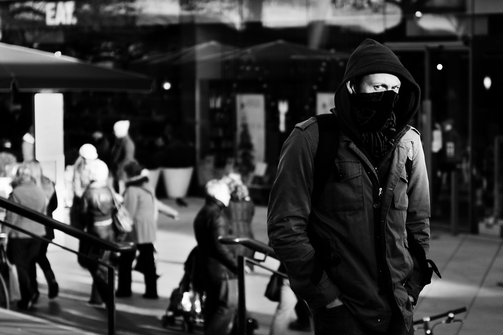 Incognito | Maybe he is Julian Assange in hiding -- after te… | Flickr