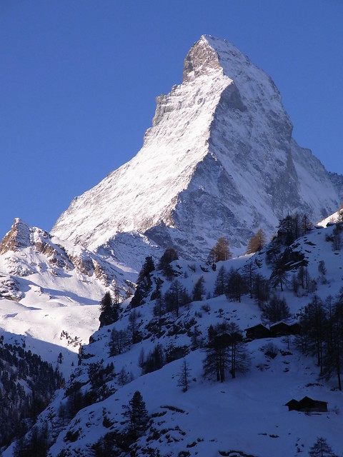 Matterhorn from hotel balcony