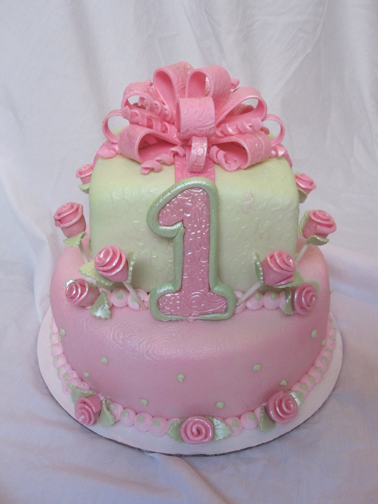 Ru cakes - Number 1 birthday cake designed for baby girl... | Facebook