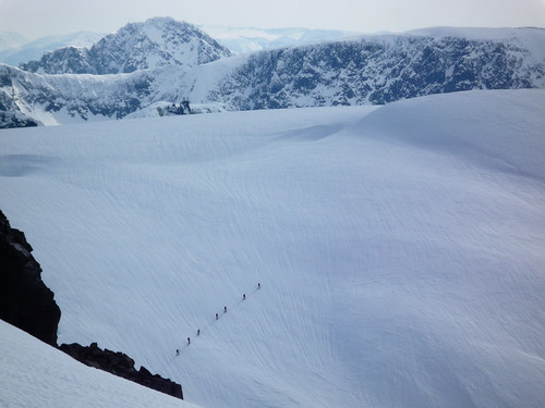 people norway view glacier troms alpineskiing