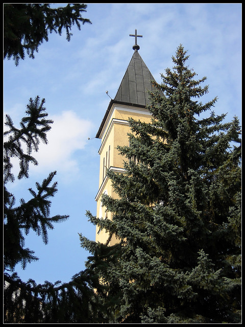 Tower of Church  in Deákvár‎ / A Deákvári plébániatemplom tornya