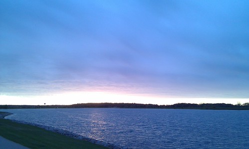 Lake Andrea - Sunset - 1 by Jim's Photo World,