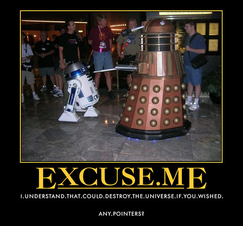 R2D2 meets Dalek | alphanumeric1971 | Flickr