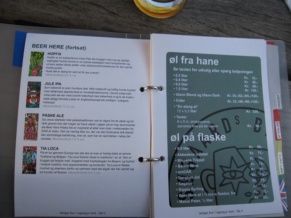 største Skraldespand skræmt Søgaards Bryghus beer menu | Four more Beer Heer beers on th… | Flickr