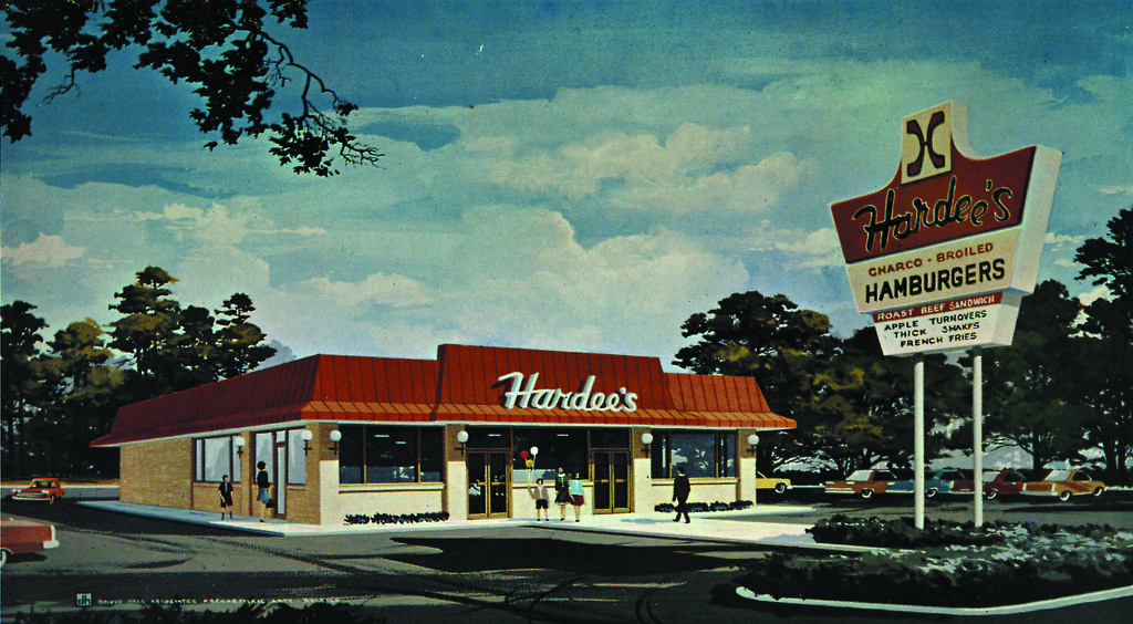 Hardee's Retrospective | Rendering of 1970's building that w… | Flickr