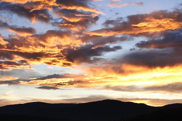 Sunset from Photographer's Balcony - Ellison District - Kelowna, BC, Canada
