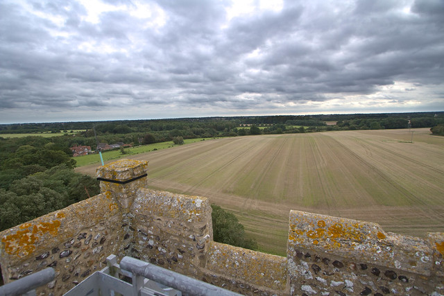 View from the tower, St Helen's Church, The Broads NP