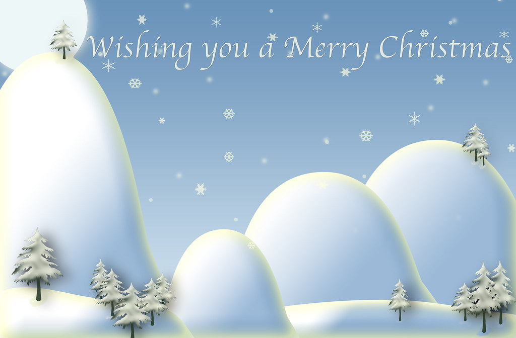 Wishing You A Merry Christmas - Wallpaper | Inspired by the … | Flickr