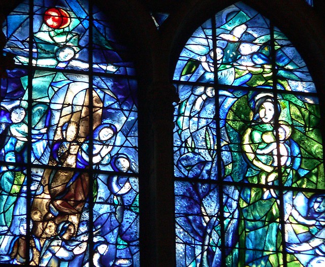 P1060093X Reims cathedral east window - Marc Chagall