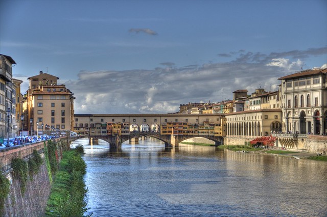 The Arno and the Ponte Vecchio