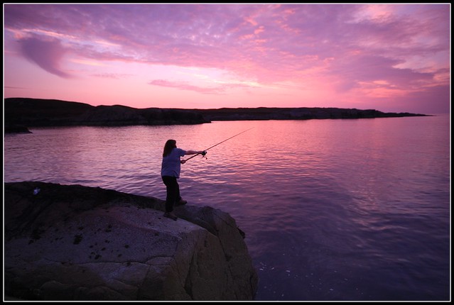 Rock Fishing in Wester Ross.