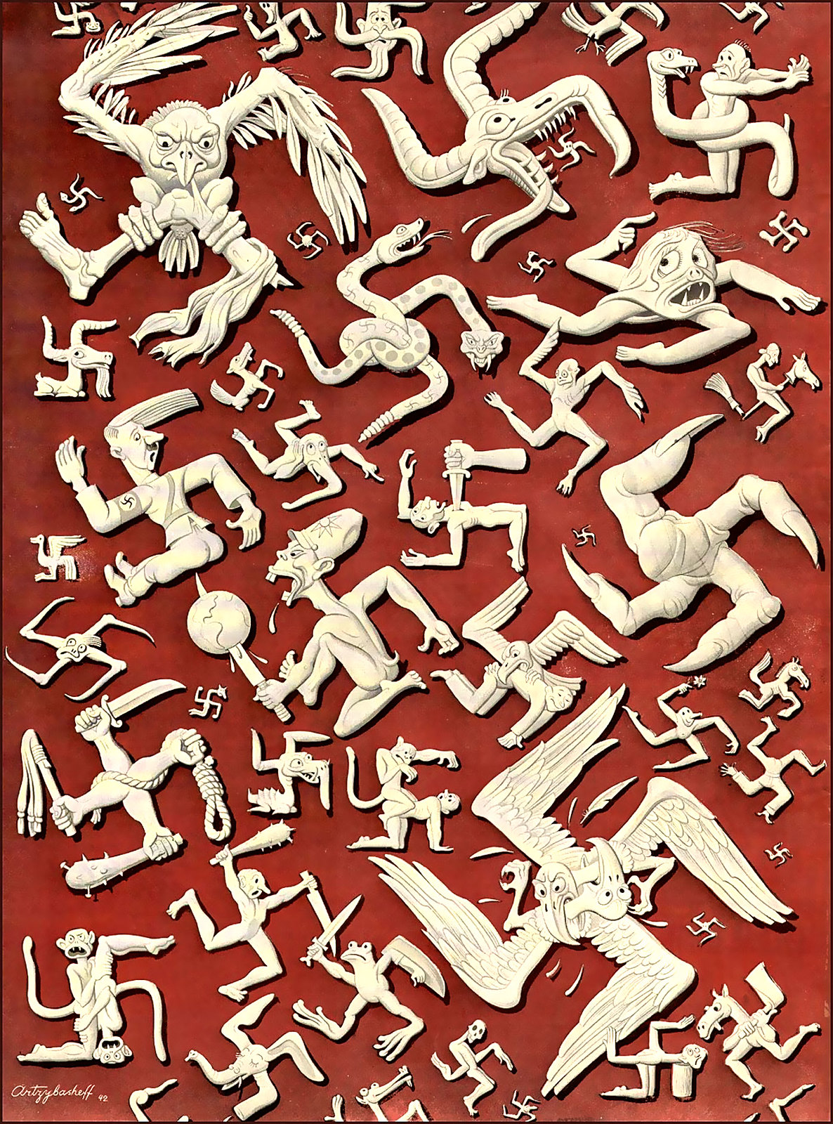 1942 ... swastika- Artzybasheff