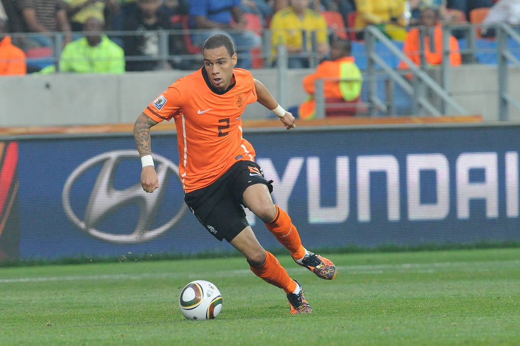 Gregory Van Der Wiel of the Netherlands during the 2010 FIFA