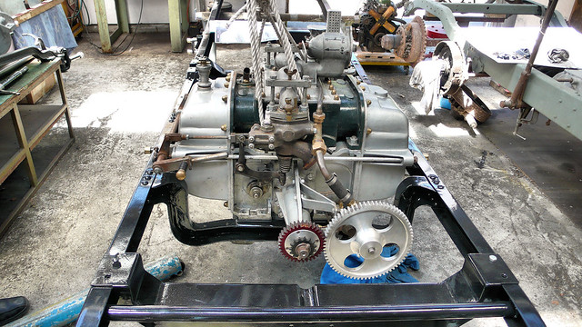 Motor Arrol Johnston restaurado
